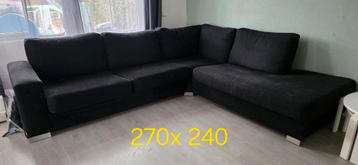 Bellus hoekbank zwart beschikbaar voor biedingen