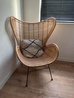 Rattan Egg fauteuil, Ophalen, Zo goed als nieuw, 75 tot 100 cm, 50 tot 75 cm