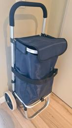 Boodschappentrolley - Blauw, Ophalen, Zo goed als nieuw