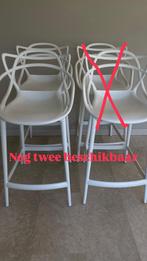 2 x Kartell barkruk wit, Ophalen, Gebruikt, Kunststof