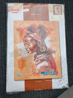 Lanarte Borduurpakket African Woman Nieuw, Ophalen of Verzenden, Nieuw, Handborduren, Borduurpakket