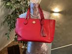 Anne Klein Rode Handtas - Veel Vakken!, Sieraden, Tassen en Uiterlijk, Ophalen of Verzenden, Zo goed als nieuw, Rood, Handtas