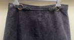 Donkerblauw écht suède rokje maat 40, Maat 38/40 (M), Blauw, Ophalen of Verzenden, Zo goed als nieuw