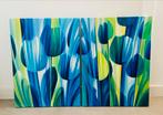 Abstracte Tulpen Schilderijen - Set van 2, Antiek en Kunst, Kunst | Schilderijen | Klassiek, Ophalen