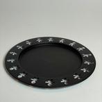 Vintage Alessi dienblad 40cm zwart Girotondo, Huis en Inrichting, Ophalen, Zo goed als nieuw, Rond, Metaal