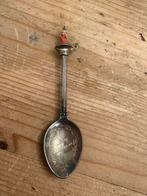 Lepel jaren ‘80 merry christmas verzilverd WAPW rode kaars, Ophalen of Verzenden