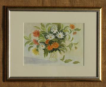 Vaas met bloemen schilderij  23 beschikbaar voor biedingen