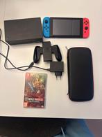 Nintendo Switch + Zelda, Met 2 controllers, Ophalen of Verzenden, Switch Original, Gebruikt