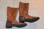 mooie nieuwe bruine halfhoge leren laarzen maat 41 Piure, Bruin, Lage of Enkellaarzen, Ophalen of Verzenden, Zo goed als nieuw