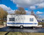 Hobby 495 met voortent en luifel (exclusief inboedel), Rondzit, Hobby, Frans bed, Luifel