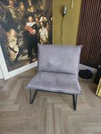 Moderne fauteuil, Huis en Inrichting, Fauteuils, Ophalen, Minder dan 75 cm, Zo goed als nieuw, Metaal