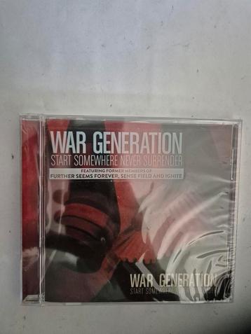 War Generation - Start somewhere never surrender. Cd. NIEUW. beschikbaar voor biedingen