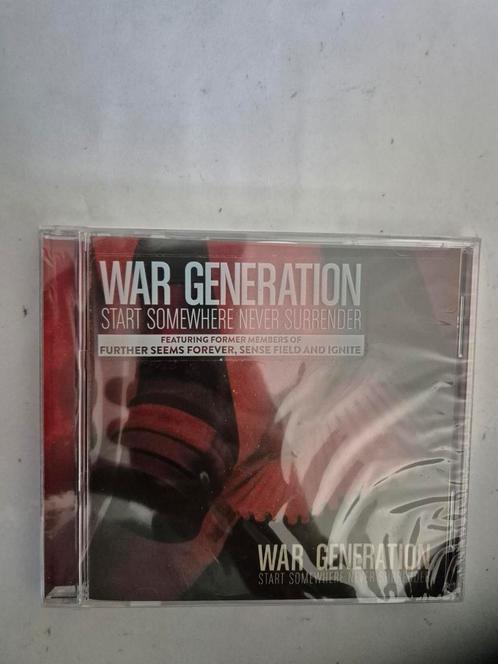 War Generation - Start somewhere never surrender. Cd. NIEUW., Cd's en Dvd's, Cd's | Rock, Nieuw in verpakking, Alternative, Ophalen of Verzenden
