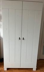 Kledingkast wit geverfd hout, Huis en Inrichting, Kasten | Kledingkasten, Ophalen, Met hangruimte, 50 tot 100 cm, 50 tot 75 cm