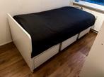IKEA Släkt bed 90x200 met lades en lattenbodem, Ophalen, 90 cm, Eenpersoons, Wit