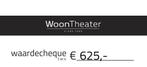 Woontheater | Waardebon Tegoedbon | t.w.v. €625, Huis en Inrichting, Ophalen of Verzenden, Nieuw, Rechthoekig