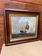 Zeegezicht schilderij. Dick van Dijk(1921), Antiek en Kunst, Ophalen of Verzenden