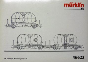 Märklin 46623 Set(3) Bollenwagens NS beschikbaar voor biedingen