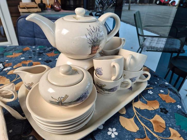 Servies Lavendel - Jet Ter Steege Rijssen - Compleet, Antiek en Kunst, Antiek | Servies compleet, Ophalen of Verzenden