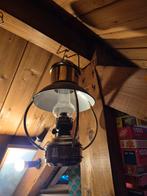 Oude messing olielamp / scheepslamp DHR hanglamp, Ophalen of Verzenden, Gebruikt