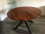 Eettafel, Huis en Inrichting, Tafels | Eettafels, Ophalen, Rond, Zo goed als nieuw, Vijf personen of meer