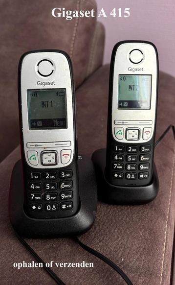 Gigaset A 415 dect Duo telefoon 2 Handsets beschikbaar voor biedingen