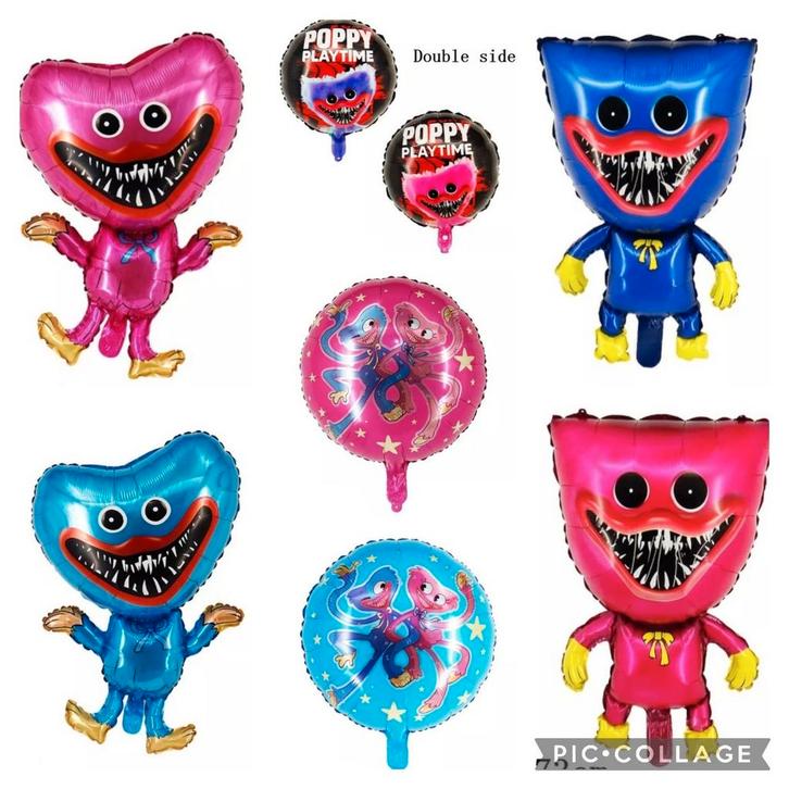 Folie ballonnen set * Huggy Wuggy en Kissy Missy, Hobby en Vrije tijd, Feestartikelen, Nieuw, Versiering, Verjaardag, Ophalen of Verzenden