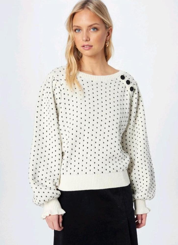 Fabienne Chapot Love Pullover, Kleding | Dames, Truien en Vesten, Nieuw, Maat 38/40 (M), Wit, Verzenden