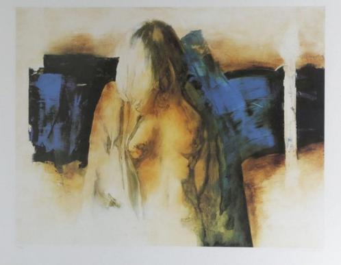 Hans van Horck(1952) Lithografie " Vrouwelijk Naakt "Ges Gen, Antiek en Kunst, Kunst | Litho's en Zeefdrukken, Ophalen of Verzenden