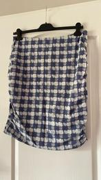 Rok Maat 42 Purdey Blauw geruit, Ophalen, Blauw, Maat 42/44 (L), Zo goed als nieuw