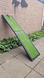 Loopplank met kunstgras voor hond max 110 kg, Dieren en Toebehoren, Ophalen, Zo goed als nieuw