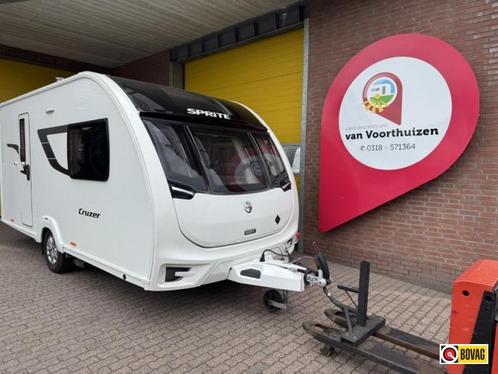 Sprite Cruzer 460, Caravans en Kamperen, Caravans, Bedrijf, Standaardzit, Sprite, Overige typen, Douche, Gascomfoor, Hordeur, Kachel
