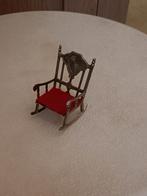 Metaal schommel stoeltje poppenhuis, Ophalen of Verzenden, Gebruikt, Poppenhuis
