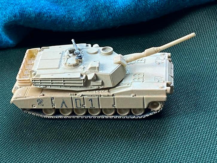 Corgi Metal Model Tank Abrams USA, Hobby en Vrije tijd, Modelbouw | Auto's en Voertuigen, Gebruikt, Tank, 1:50 of kleiner, Overige merken