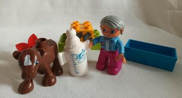 Lego Duplo set 10521 oma met kalfje en papfles  beschikbaar voor biedingen