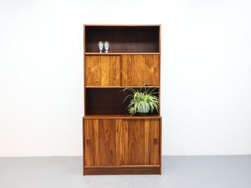 Vintage wandmeubel palissander 2 delig beschikbaar voor biedingen