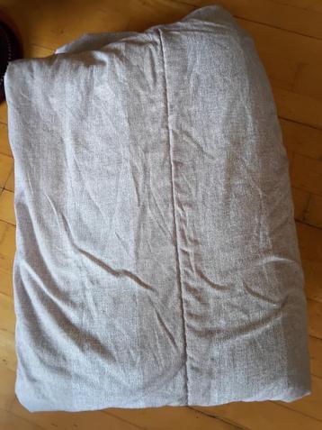 Als nieuw Thermo deken dekbed 140 x 200 cm grijs beschikbaar voor biedingen