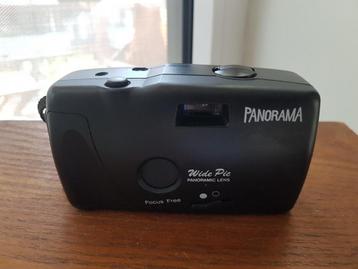 Vintage 35mm analoge point & shoot camera, panorama lens beschikbaar voor biedingen