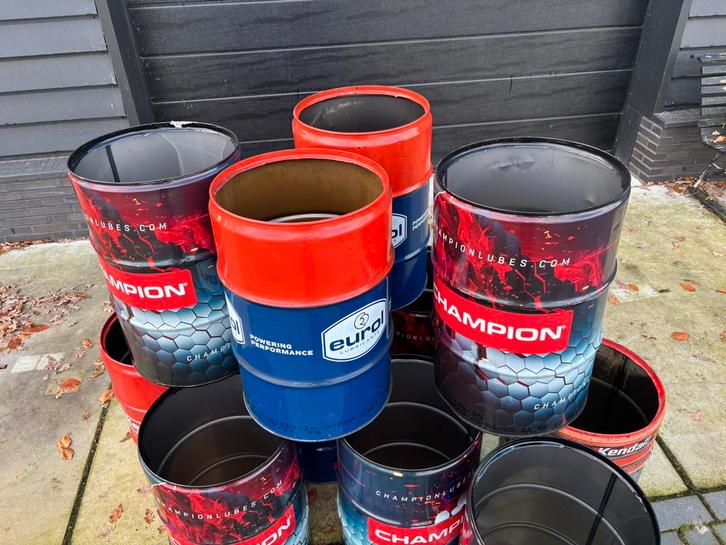 Brandton vuurton olievat - Oud & Nieuw!, Tuin en Terras, Vuurkorven, Zo goed als nieuw, Ophalen