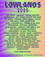 2x Lowlands tickets, Tickets en Kaartjes, Evenementen en Festivals, Twee personen, Meerdaags