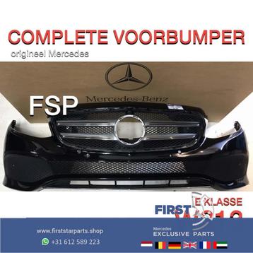 W213 S213 VOORBUMPER ZWART COMPLEET Mercedes E Klasse 2016-2 beschikbaar voor biedingen