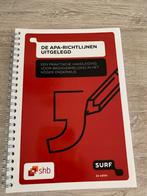 APA-Richtlijnen Uitgelegd - 2e editie, Ophalen of Verzenden, Zo goed als nieuw, HBO