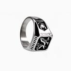 Ring Heren Adelaar en Schorpioen Ontwerp Stalen Zilverkleur, Sieraden, Tassen en Uiterlijk, Ringen, Heer, Nieuw, Esde2, GPSR@esde2.eu