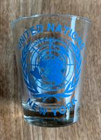 United Nations “New York” BorrelGlas, Ophalen of Verzenden