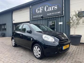 Nissan Micra 1.2 Acenta 2013 APK 5D Zwart beschikbaar voor biedingen
