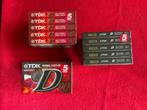 TDK D90 cassettebandjes, Cd's en Dvd's, Cassettebandjes, Ophalen, 2 t/m 25 bandjes, Overige genres, Nieuw in verpakking