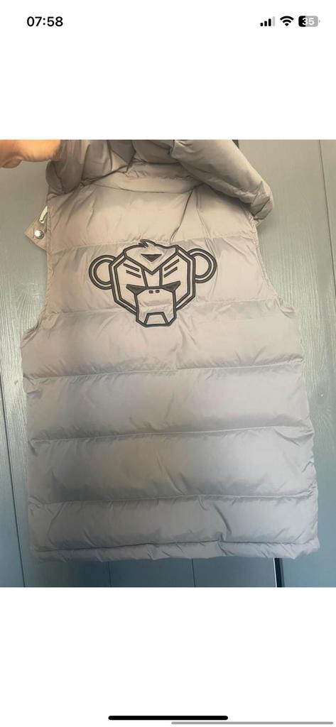 Bodywarmer 164 black bananas, Kleding | Heren, Ophalen of Verzenden, Zo goed als nieuw, Overige maten, Zwart