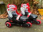 Nijdam Inline Skates Quads Kinderen Maat 33-36, Ophalen, Verstelbaar, Kinderen, Zo goed als nieuw