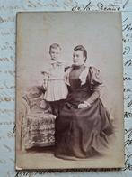 Antieke kabinet foto, Ophalen of Verzenden, Voor 1940, Gebruikt, Kind