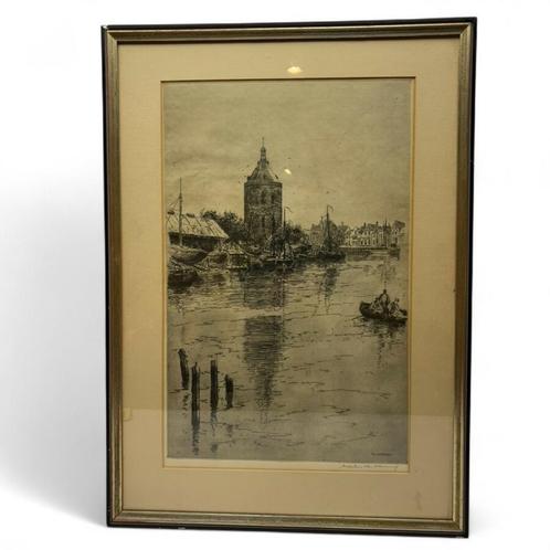 Martin van Waning (1889-1972), Antiek en Kunst, Kunst | Etsen en Gravures, Ophalen of Verzenden